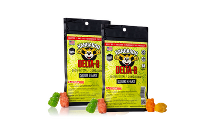 Kangaroo DELTA-8 200MG Gummy Lineup
