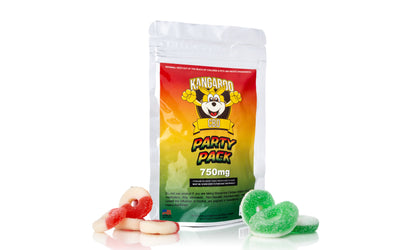 Kangaroo  CBD Gummies 750MG Pouch - Mixed Flavors