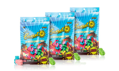 Sunset CBD Sour Gummy Selection