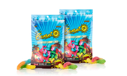 Sunset CBD Sour Gummy Selection