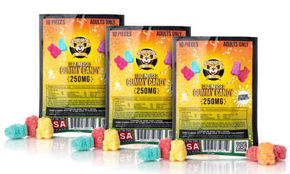 Kangaroo  CBD Gummies 250MG Pouch - Gummy Sour Bears