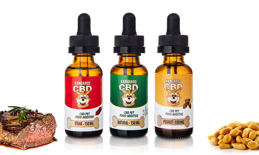 Kangaroo CBD Pet Oil Tincture Lineup