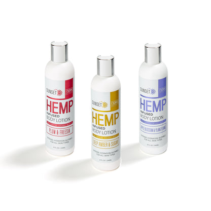 Sunset HEMP Body Lotion Collection