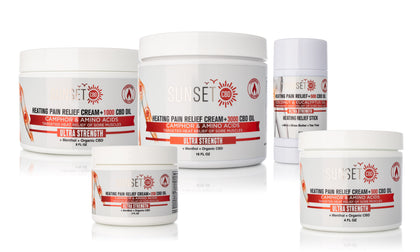 SUNSET CBD Pain Cream | Heating