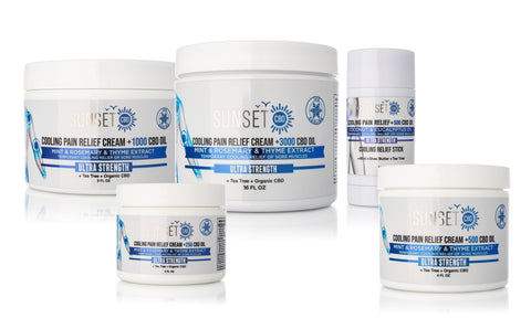 SUNSET CBD Pain Cream | Cooling