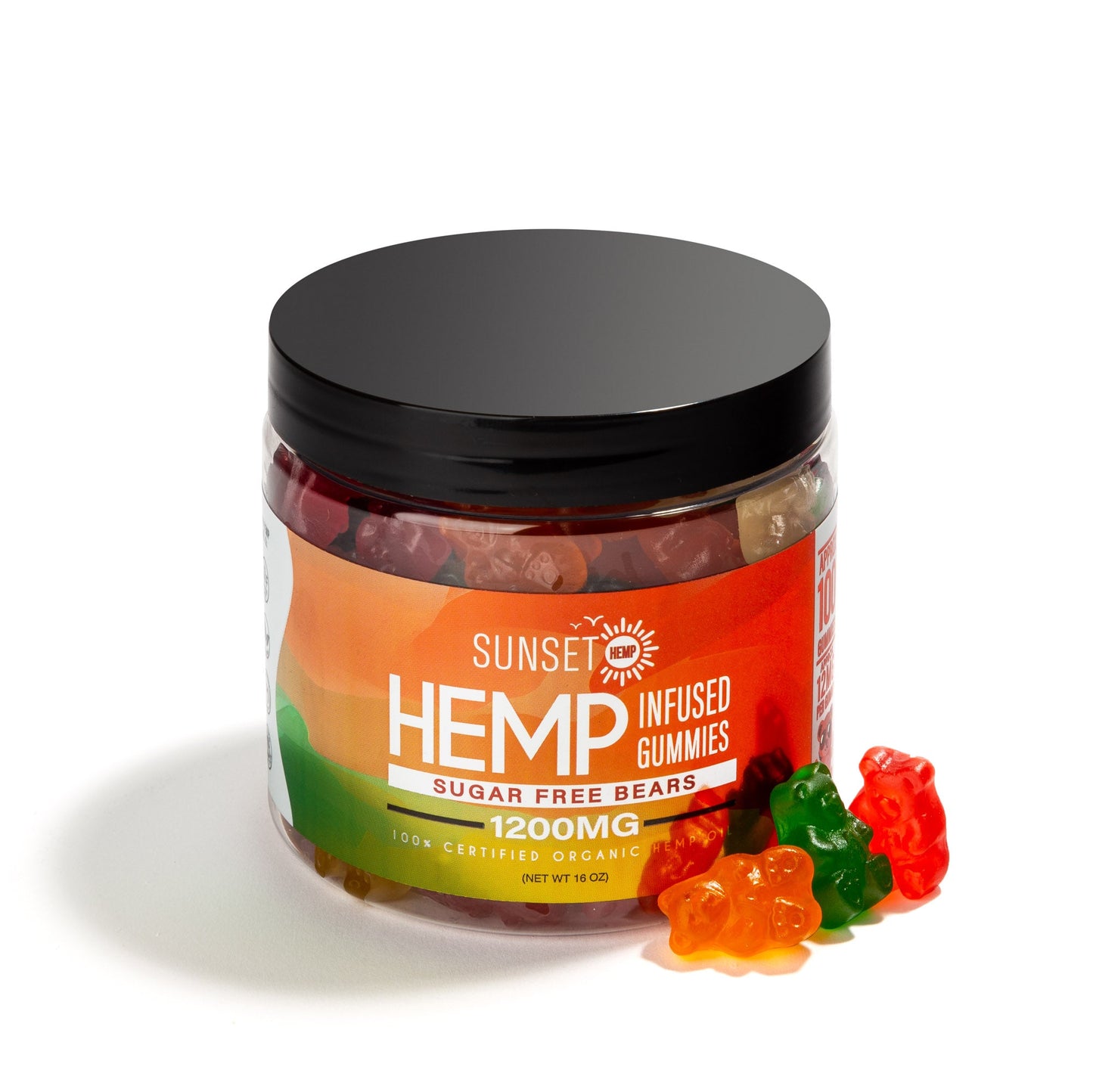 Sunset HEMP Sugar-Free Bear Gummy Collection