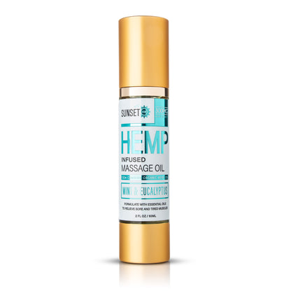 Sunset HEMP Massage Oil Collection