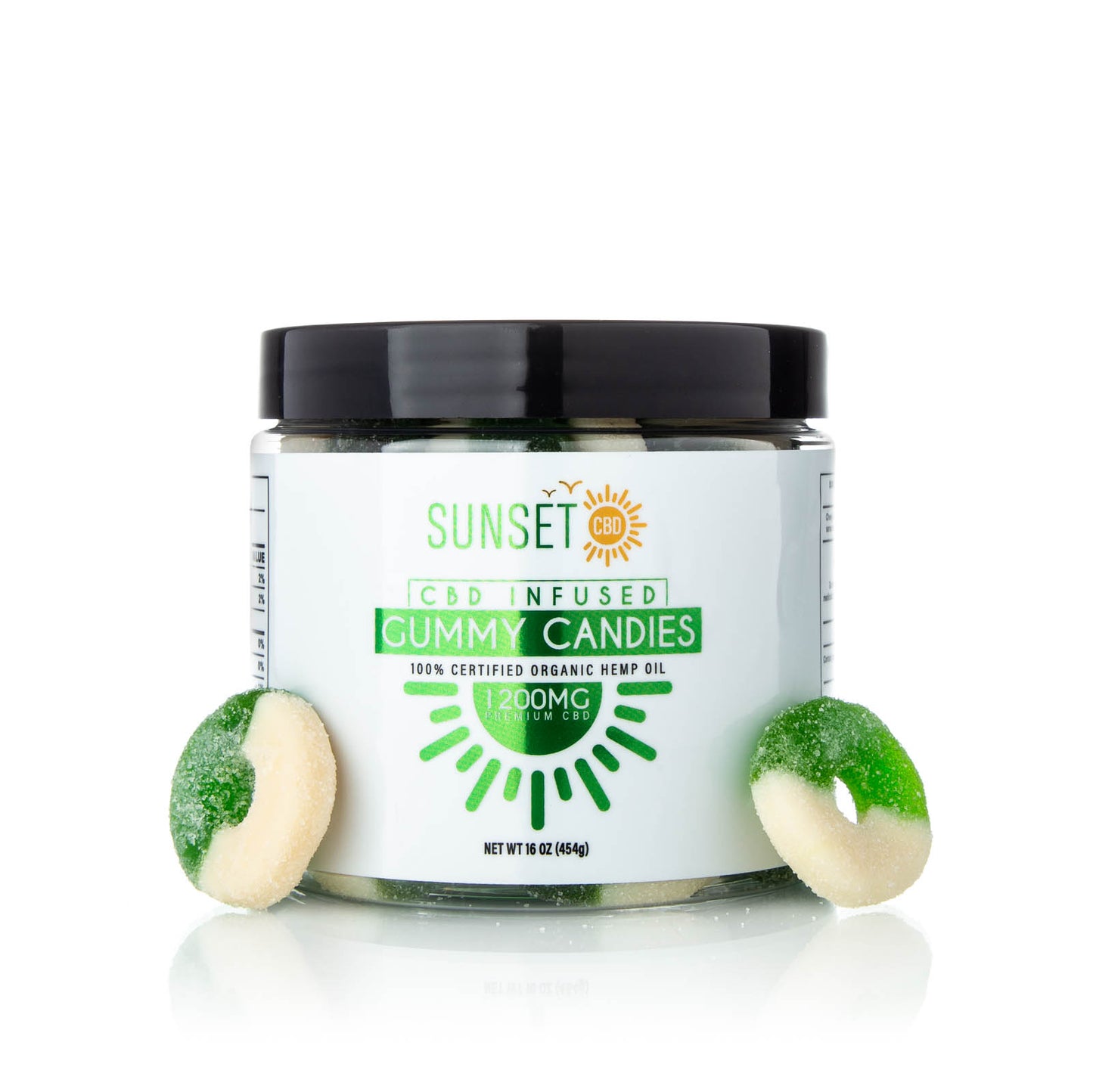 Sunset CBD Regular Gummies - All Flavors / All Sizes