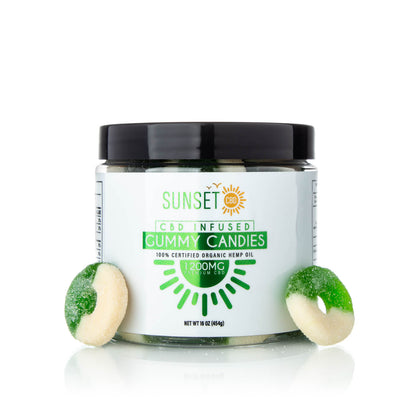 Sunset CBD Regular Gummies - All Flavors / All Sizes