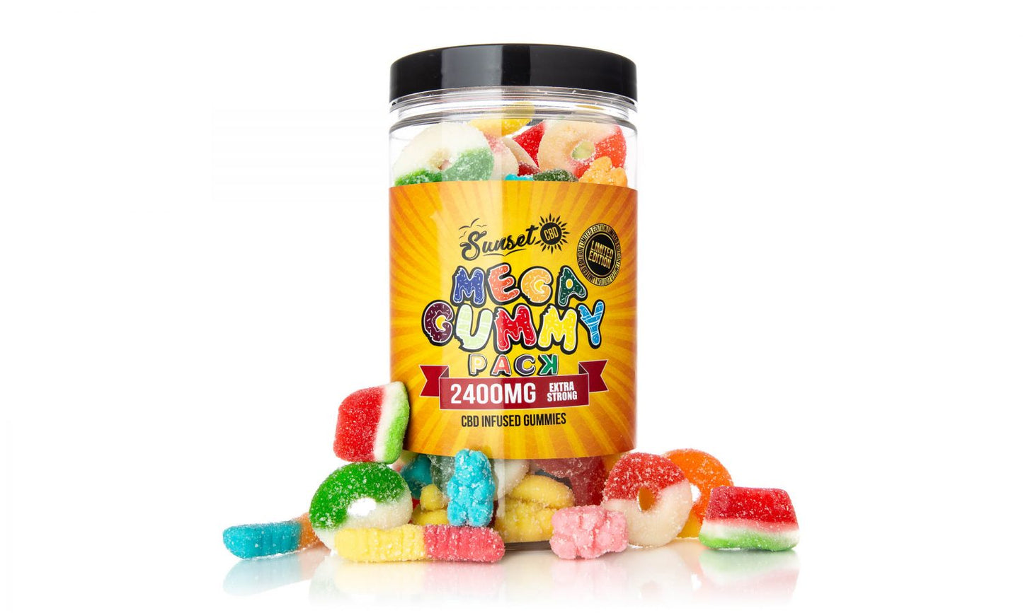 Sunset CBD Regular Gummies - All Flavors / All Sizes