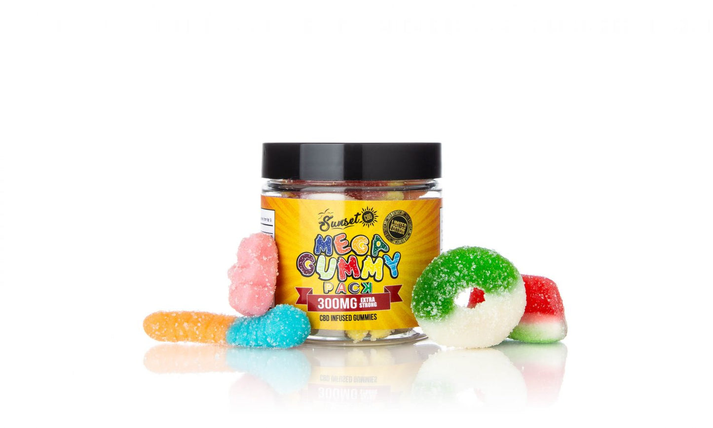 Sunset CBD Regular Gummies - All Flavors / All Sizes