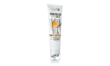 Sunset CBD Pain Relief Roll-On Collection – with 5-ball massaging applicators 