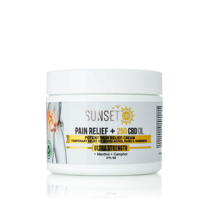 Sunset CBD Pain Cream Menthol & Camphor