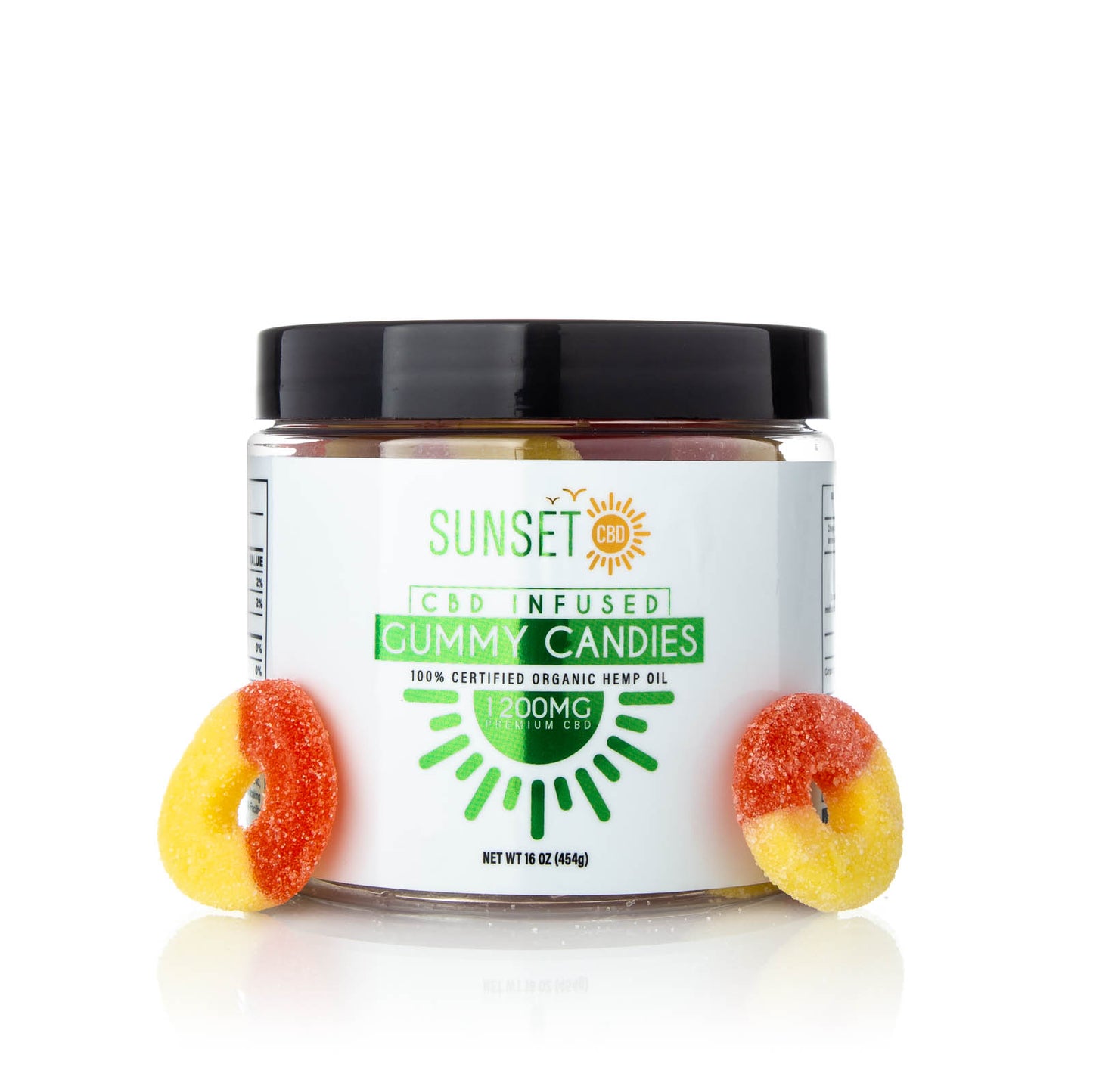 Sunset CBD Regular Gummies - All Flavors / All Sizes