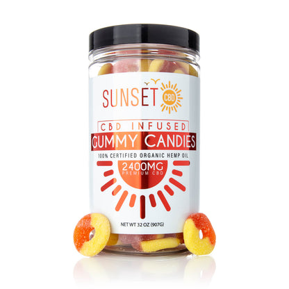 Sunset CBD Regular Gummies - All Flavors / All Sizes