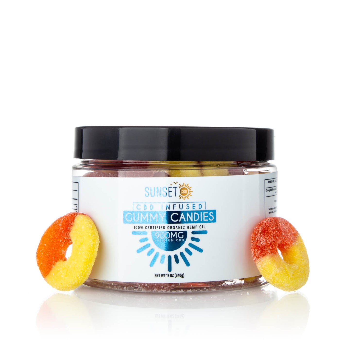 Sunset CBD Regular Gummies - All Flavors / All Sizes