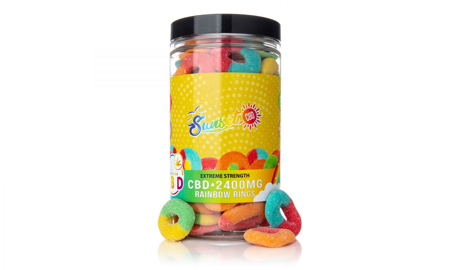Sunset CBD Regular Gummies - All Flavors / All Sizes