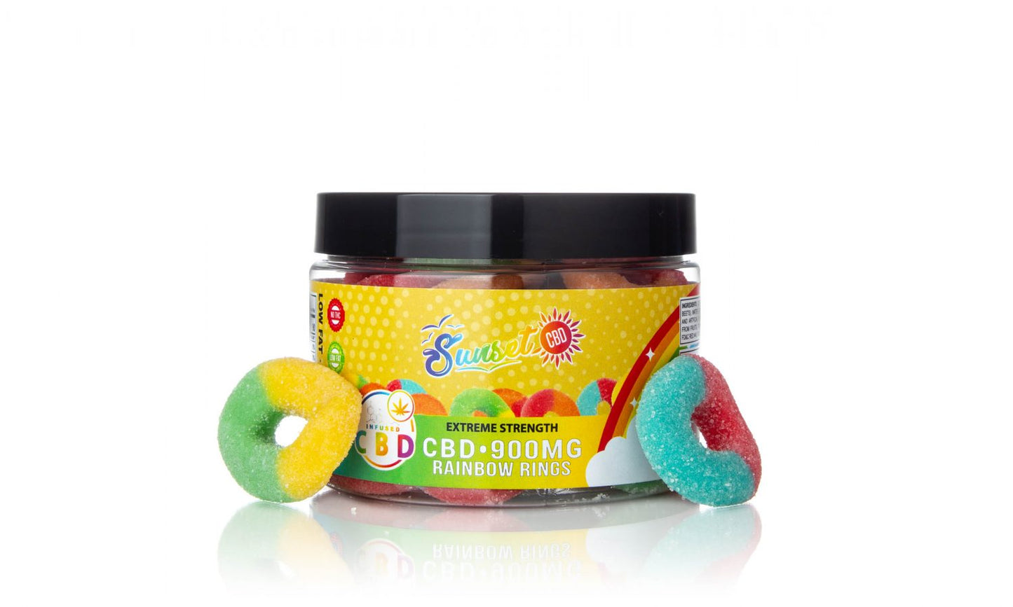 Sunset CBD Regular Gummies - All Flavors / All Sizes