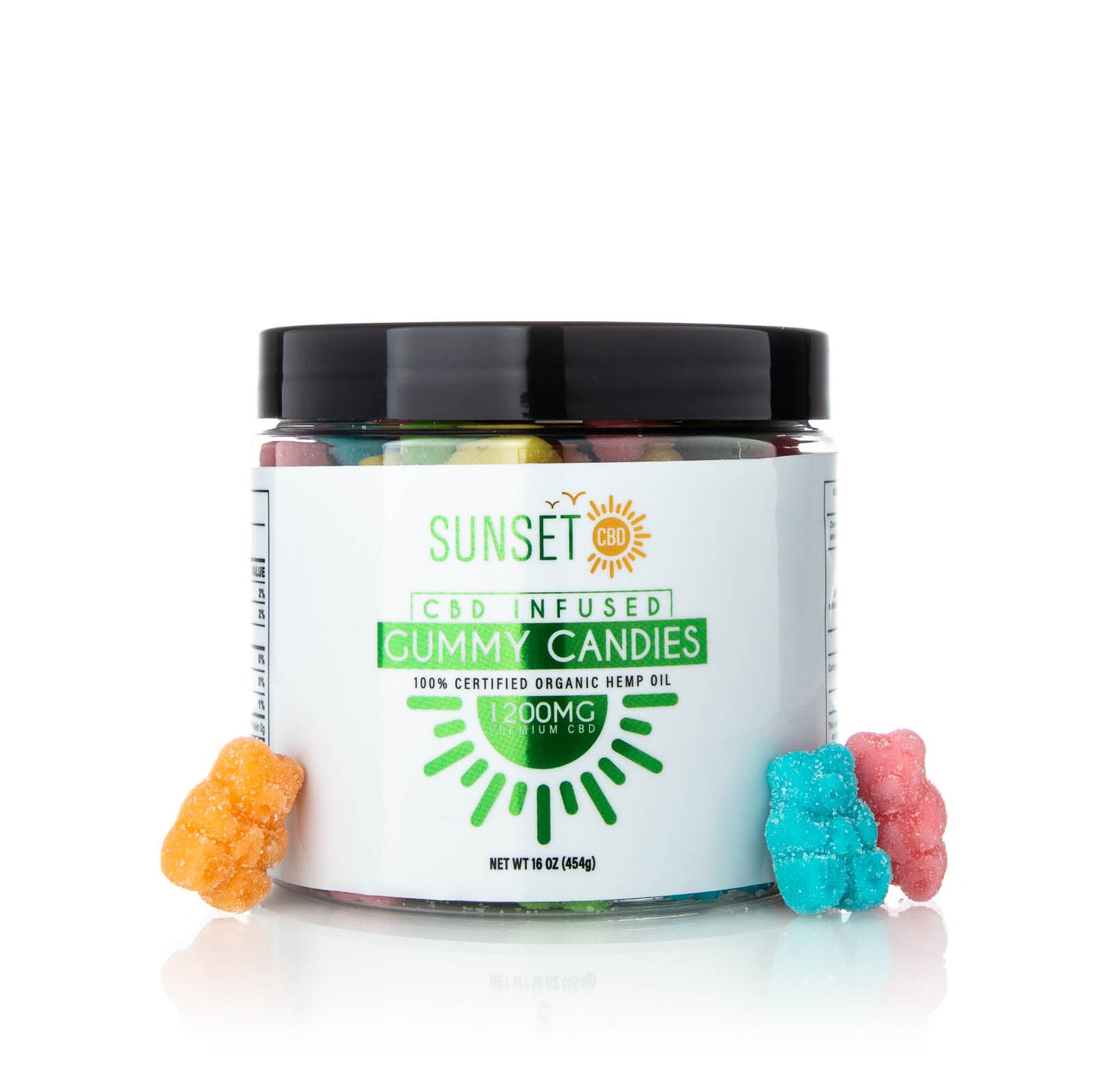 Sunset CBD Regular Gummies - All Flavors / All Sizes