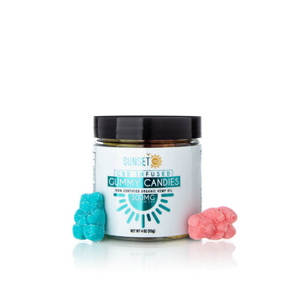 Sunset CBD Regular Gummies - All Flavors / All Sizes