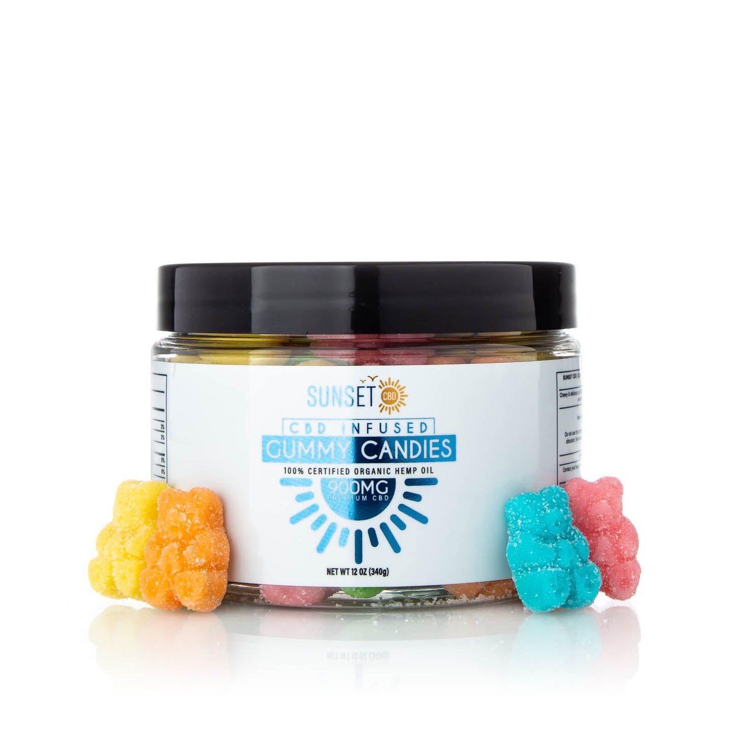 Sunset CBD Regular Gummies - All Flavors / All Sizes