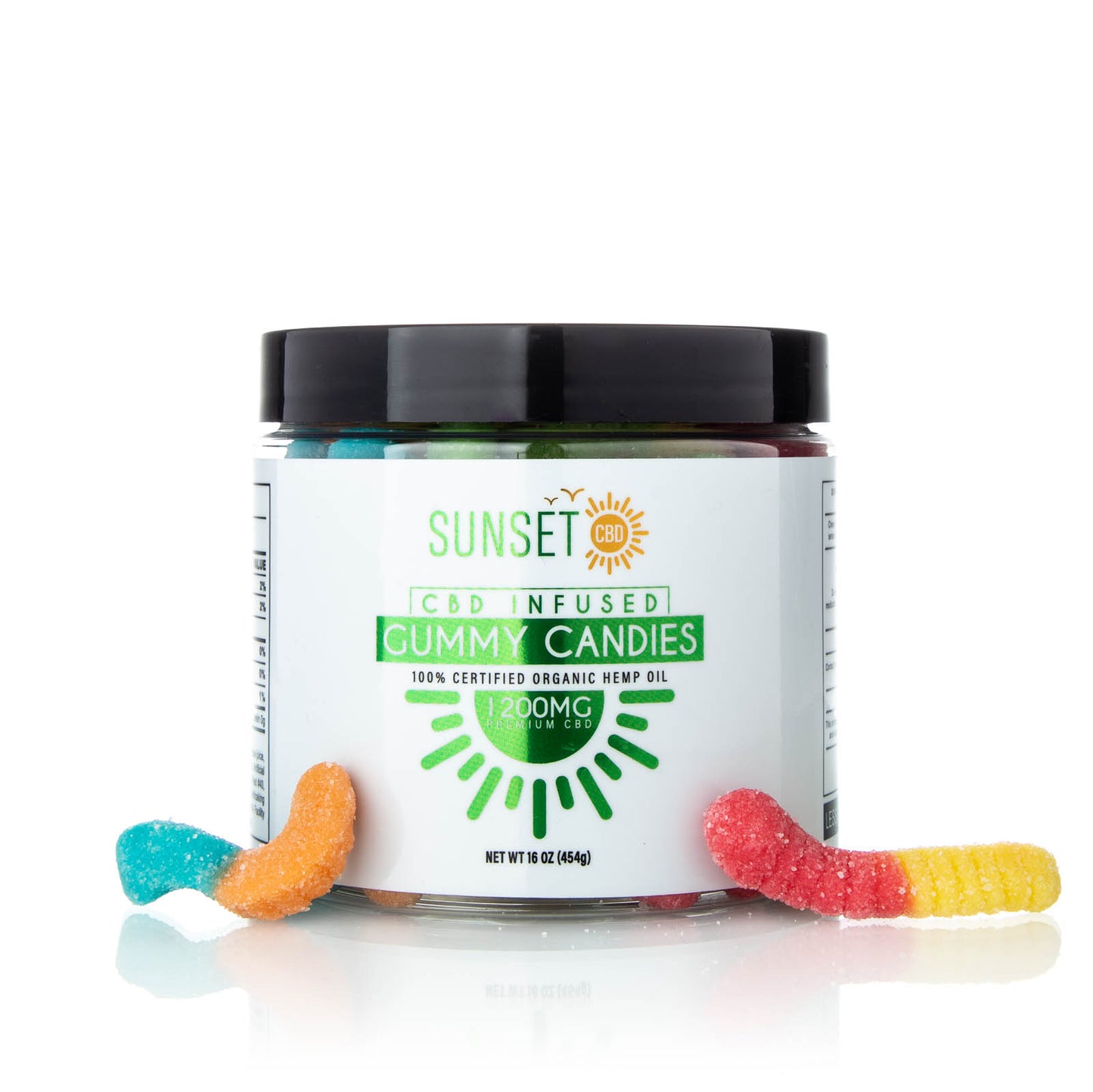Sunset CBD Regular Gummies - All Flavors / All Sizes