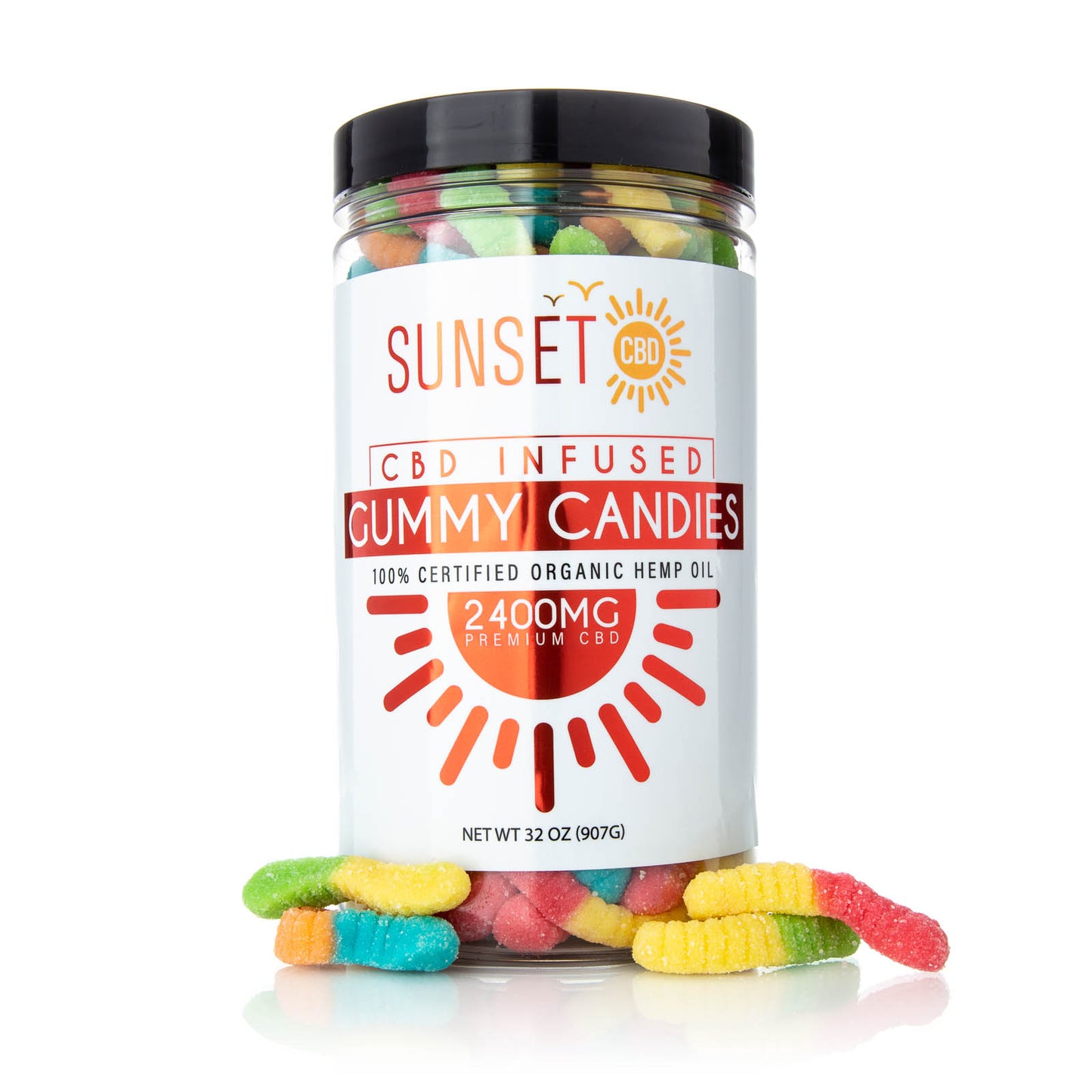 Sunset CBD Regular Gummies - All Flavors / All Sizes