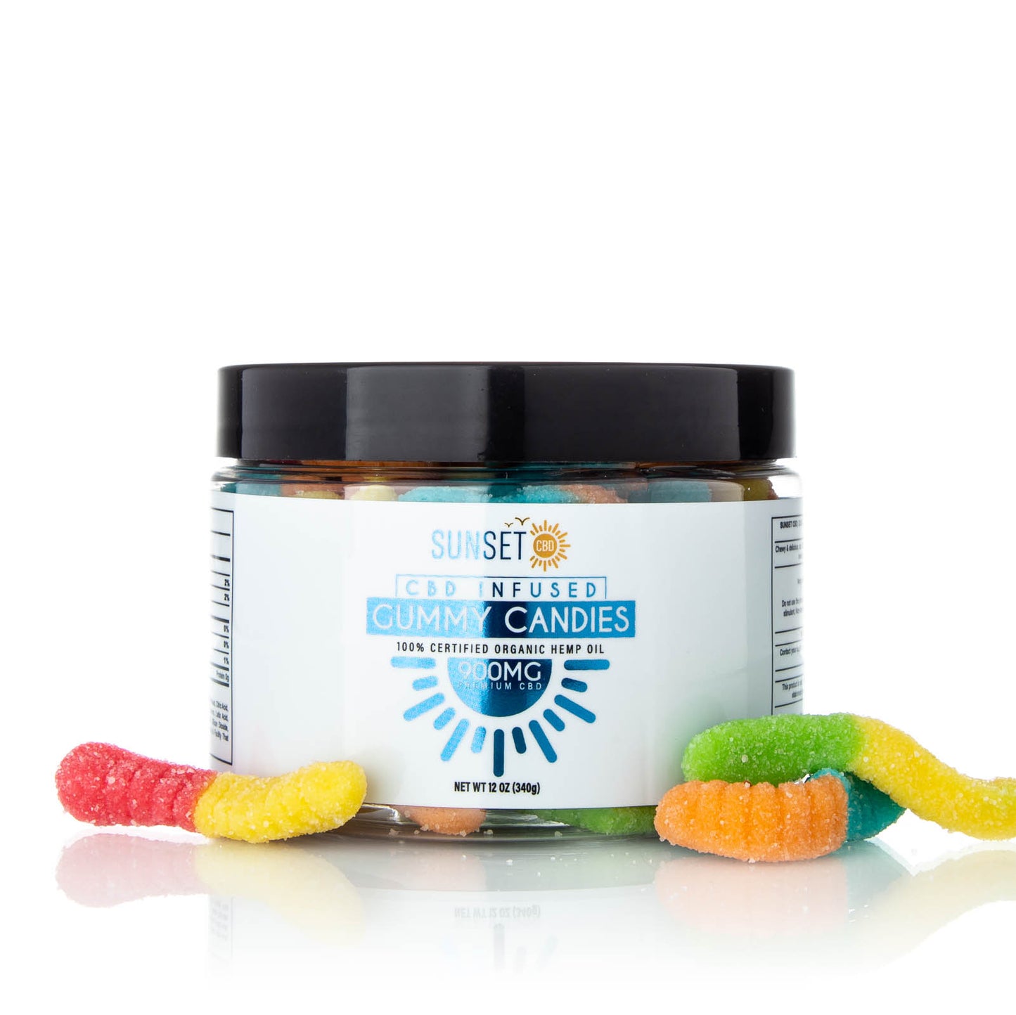 Sunset CBD Regular Gummies - All Flavors / All Sizes