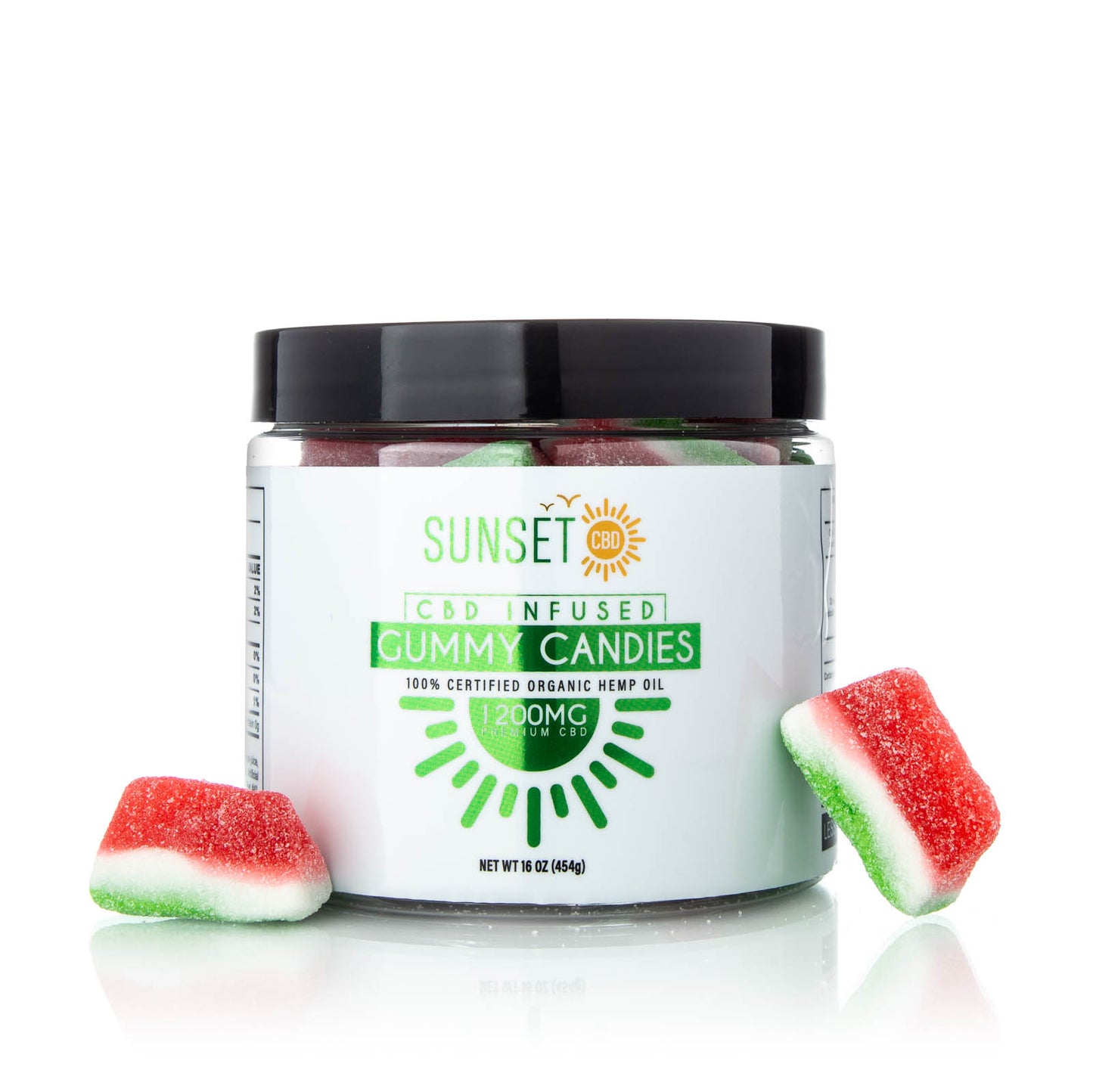 Sunset CBD Regular Gummies - All Flavors / All Sizes
