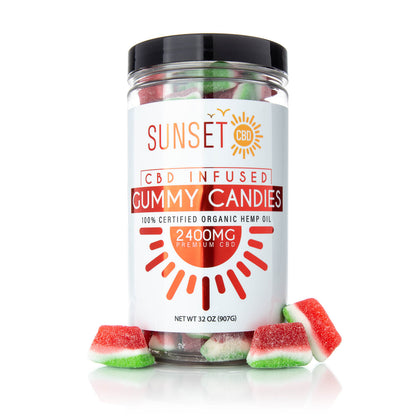 Sunset CBD Regular Gummies - All Flavors / All Sizes