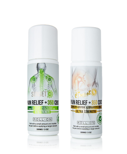 Sunset CBD Pain Cream Roll-On Collection