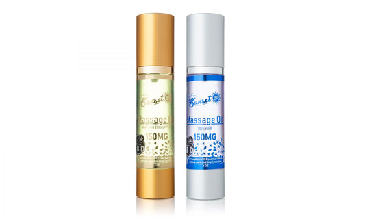 SUNSET CBD Massage Oils