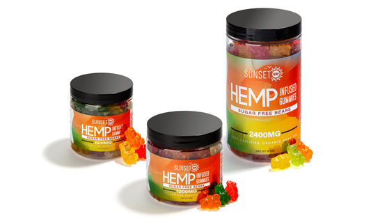 Sunset HEMP Sugar-Free Bear Gummy Collection