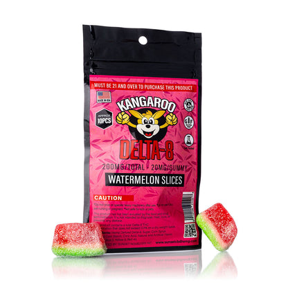Kangaroo DELTA-8 200MG Gummy Lineup